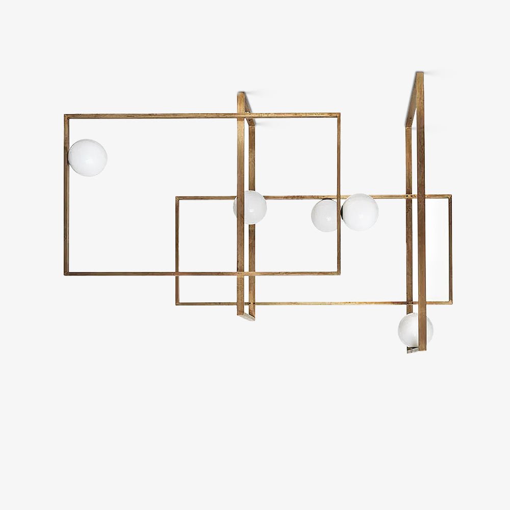 Lampu Siling Kaca dan Gangsa Elara | Orntli