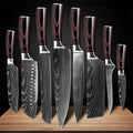 Ensemble de 10 couteaux de chef professionnels