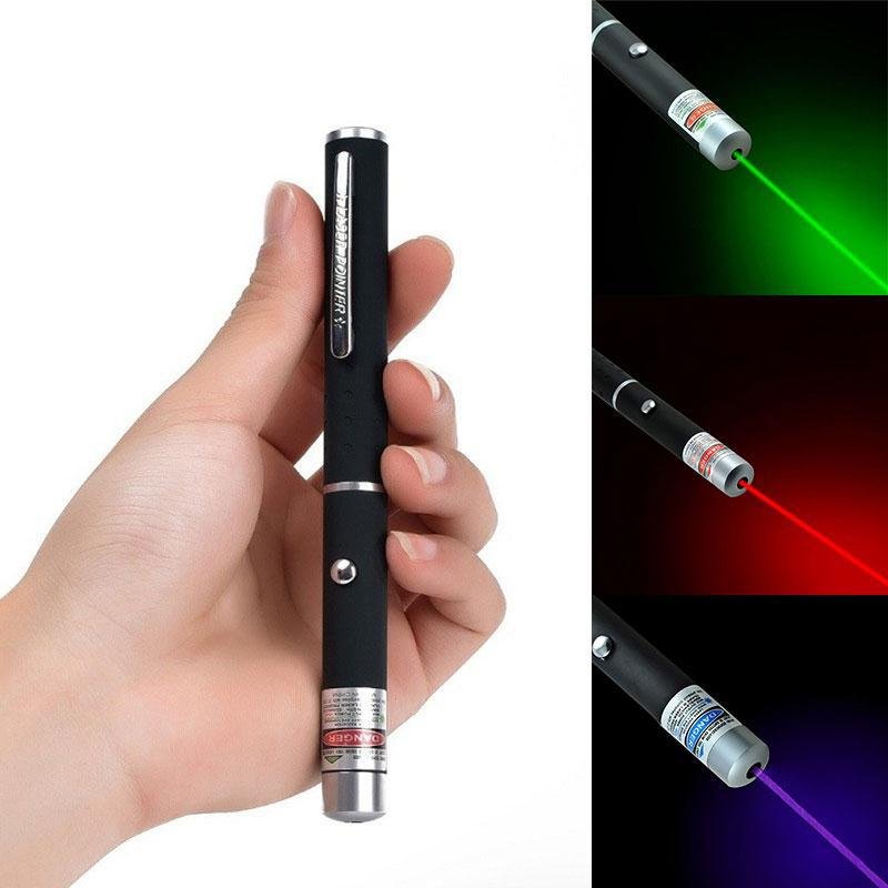 LumaBeam Pro 5兆瓦高性能激光指示器 绿色 红色 蓝色 405纳米 530纳米 650纳米