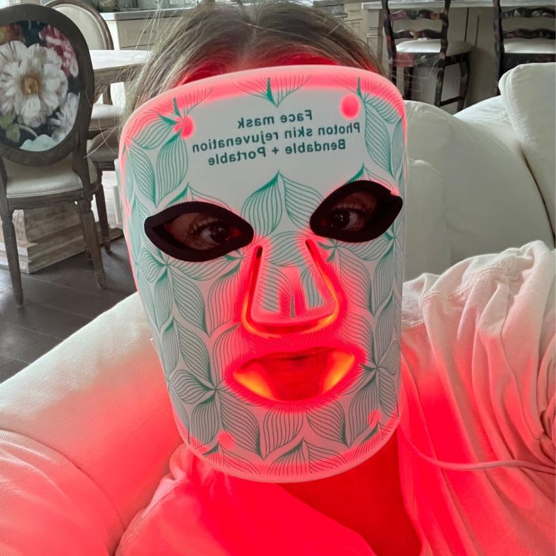 LED-Lichttherapie-Maske