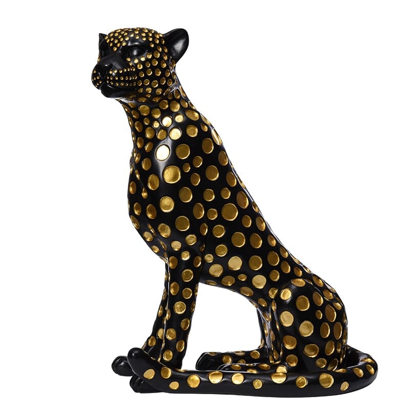 Leopar Heykeli