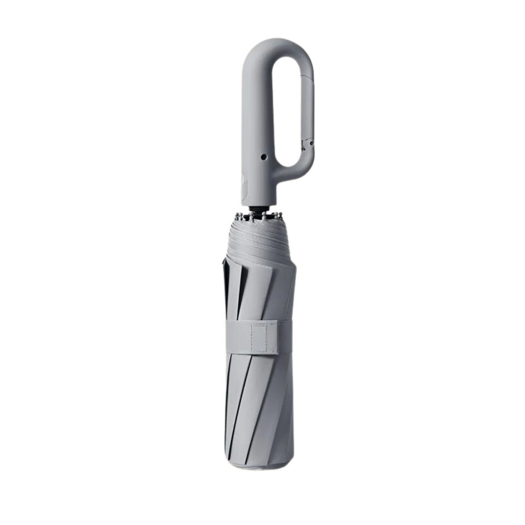 Guarda-chuva automático dobrável resistente ao vento AeroGuard com pega grande e compacto