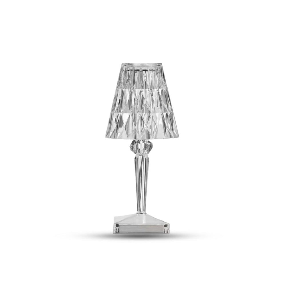 Lampe de table romantique élégante en cristal avec capteur tactile