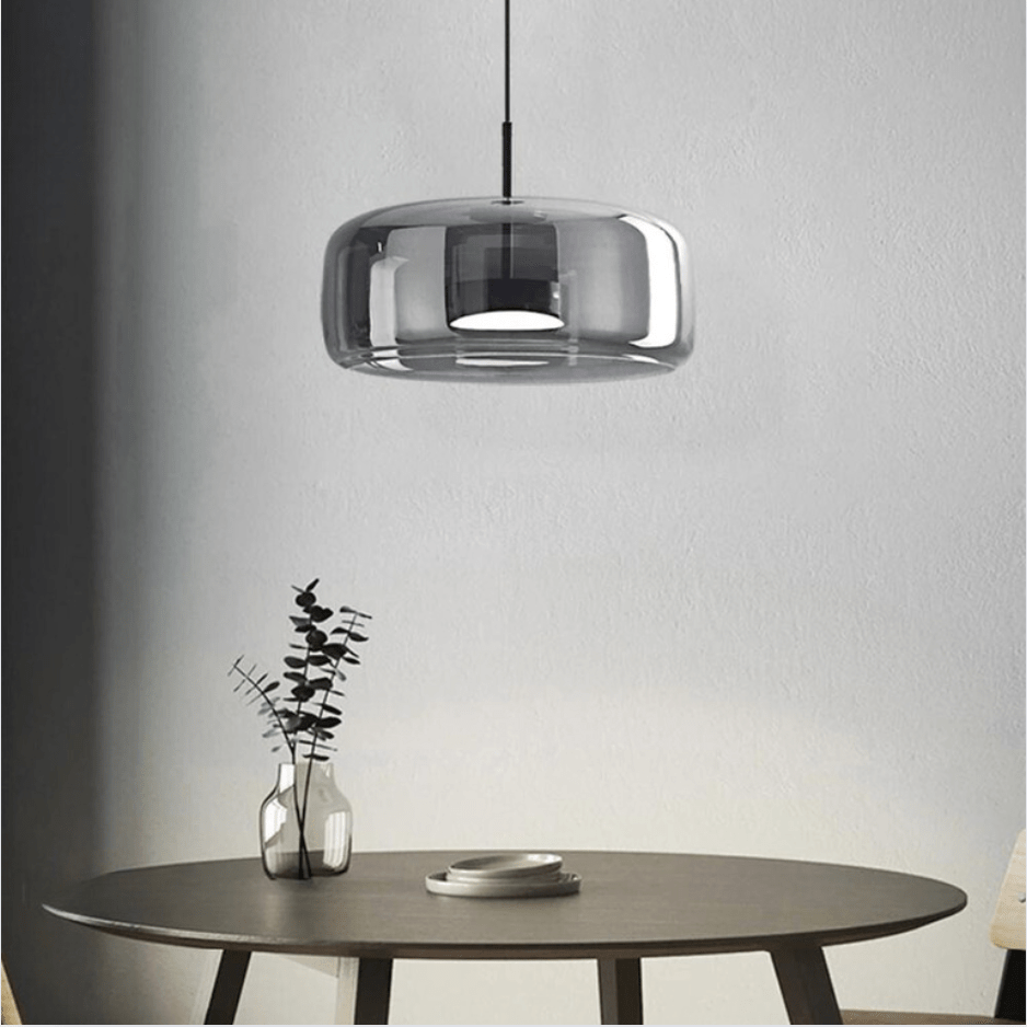 Lampadario in vetro AstraLux per illuminazione d'interni moderna