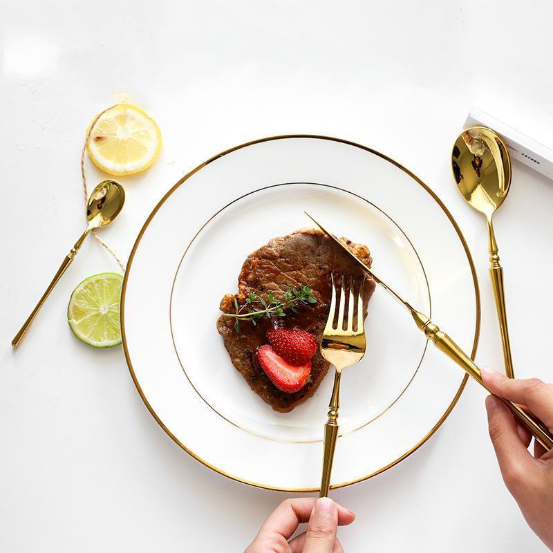 Set Alat Makan Emas Luxa Royale