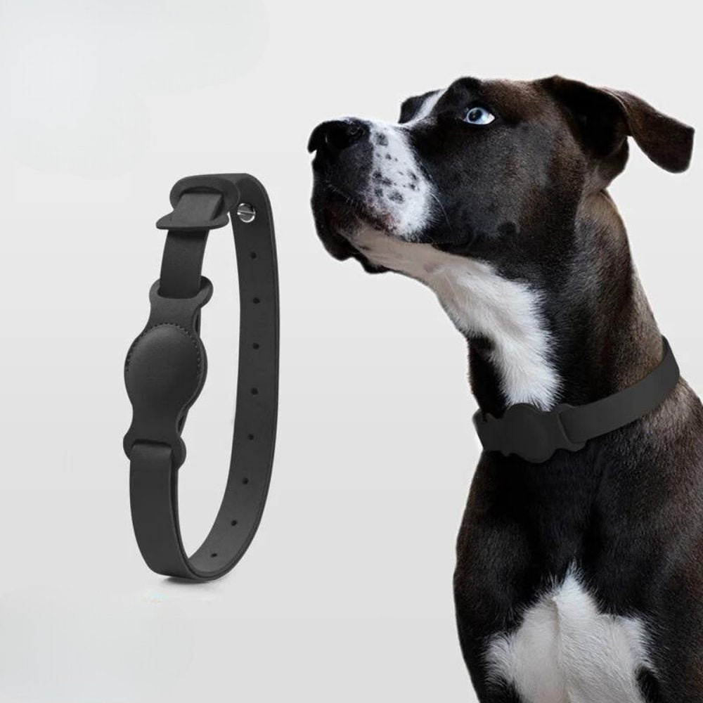 AuroraLeather AirTag Hundehalsband mit Premium-Stil und sicherer Ortung
