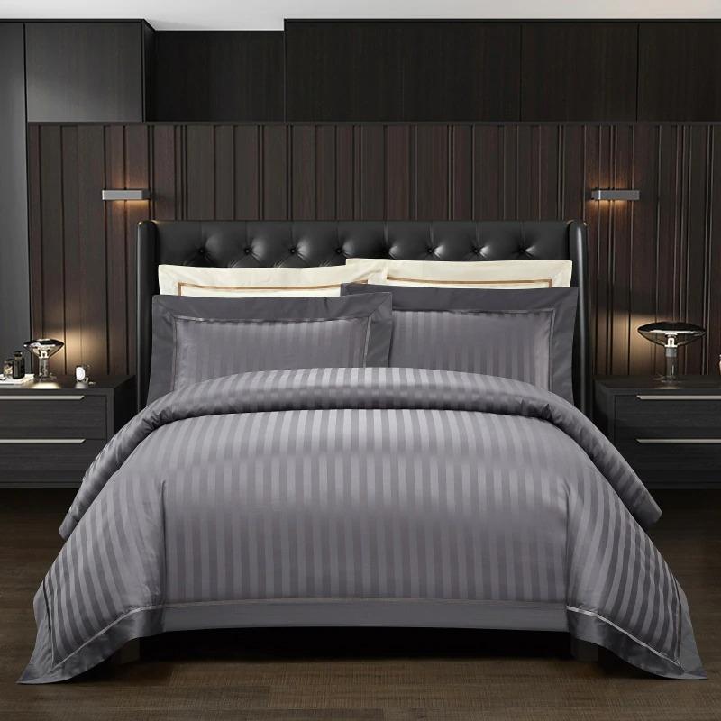 Luxus 1200 szál/cm² szürke paplanhuzat garnitúra (egyiptomi pamut)