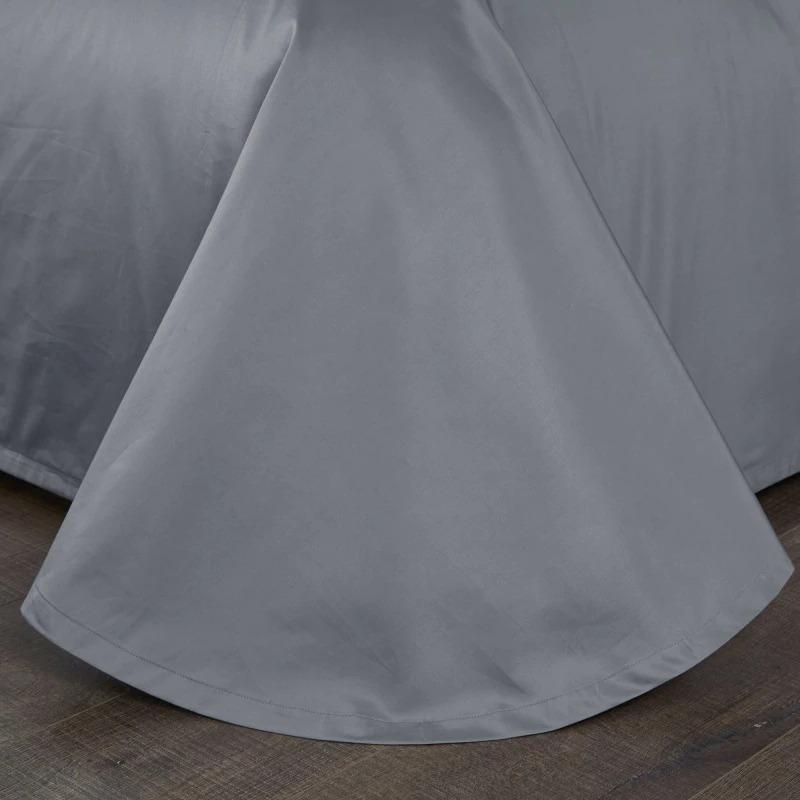 Luxus 1200 szál/cm² szürke paplanhuzat garnitúra (egyiptomi pamut)