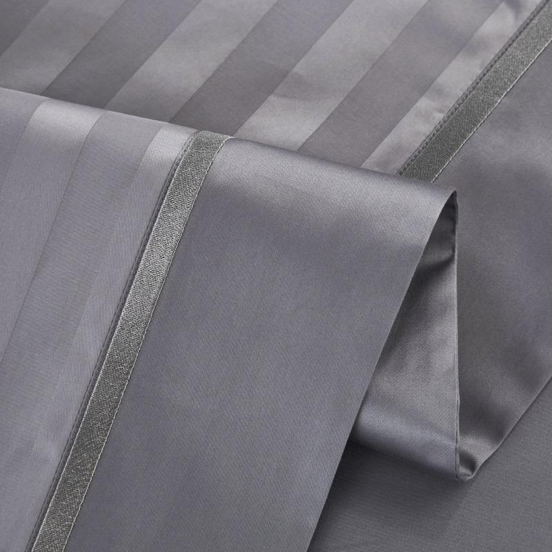 Luxus 1200 szál/cm² szürke paplanhuzat garnitúra (egyiptomi pamut)