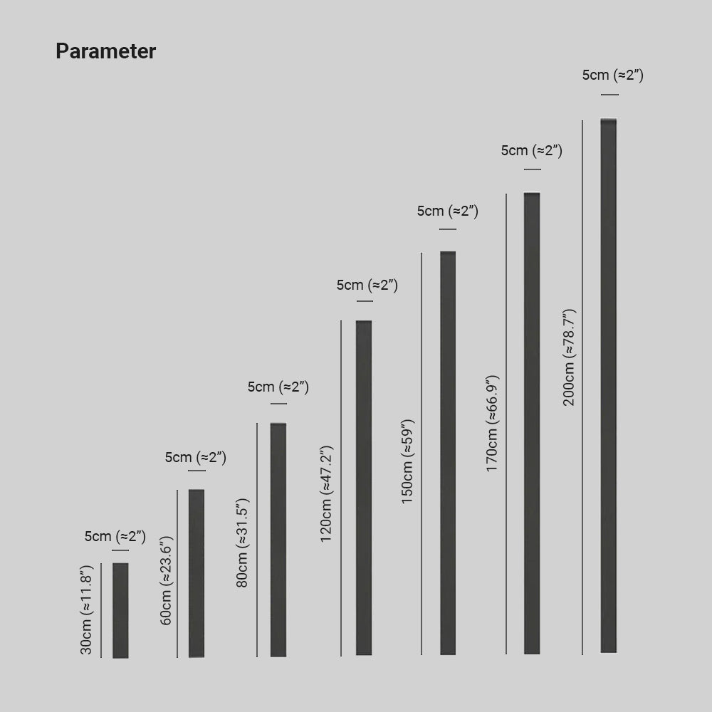 Elara | Lampu Dinding Luar Linear | Orntli