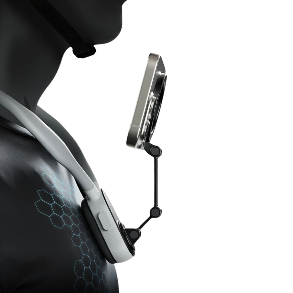 Support de téléphone magnétique POV et fixation pour cou