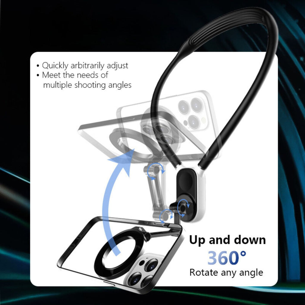 Support de téléphone magnétique POV et fixation pour cou