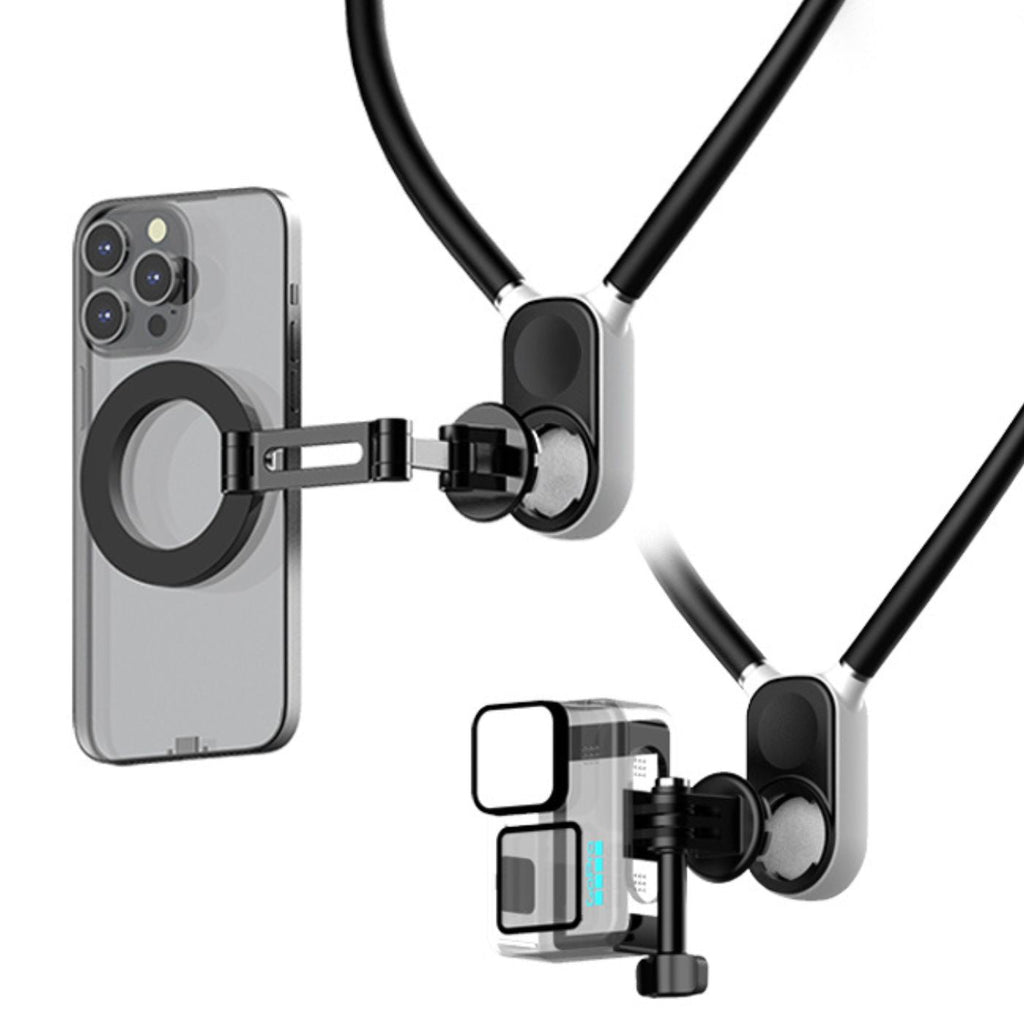 Support de téléphone magnétique POV et fixation pour cou