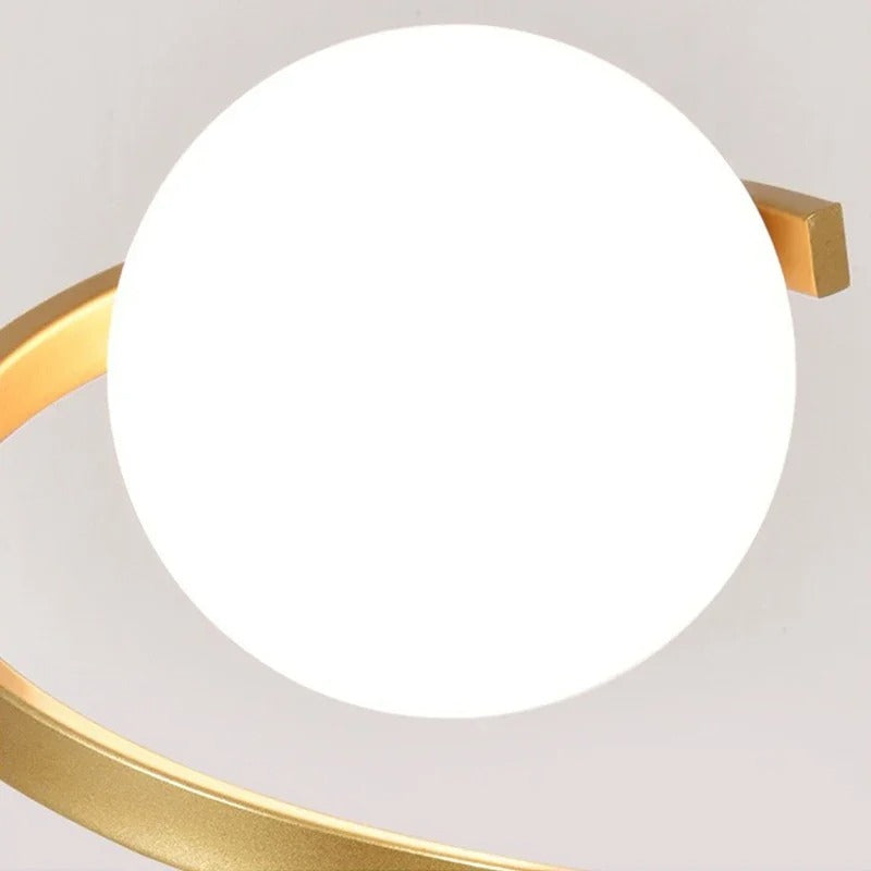 LuminaSpire | Spiral LED Table Lamp for Cozy Corners