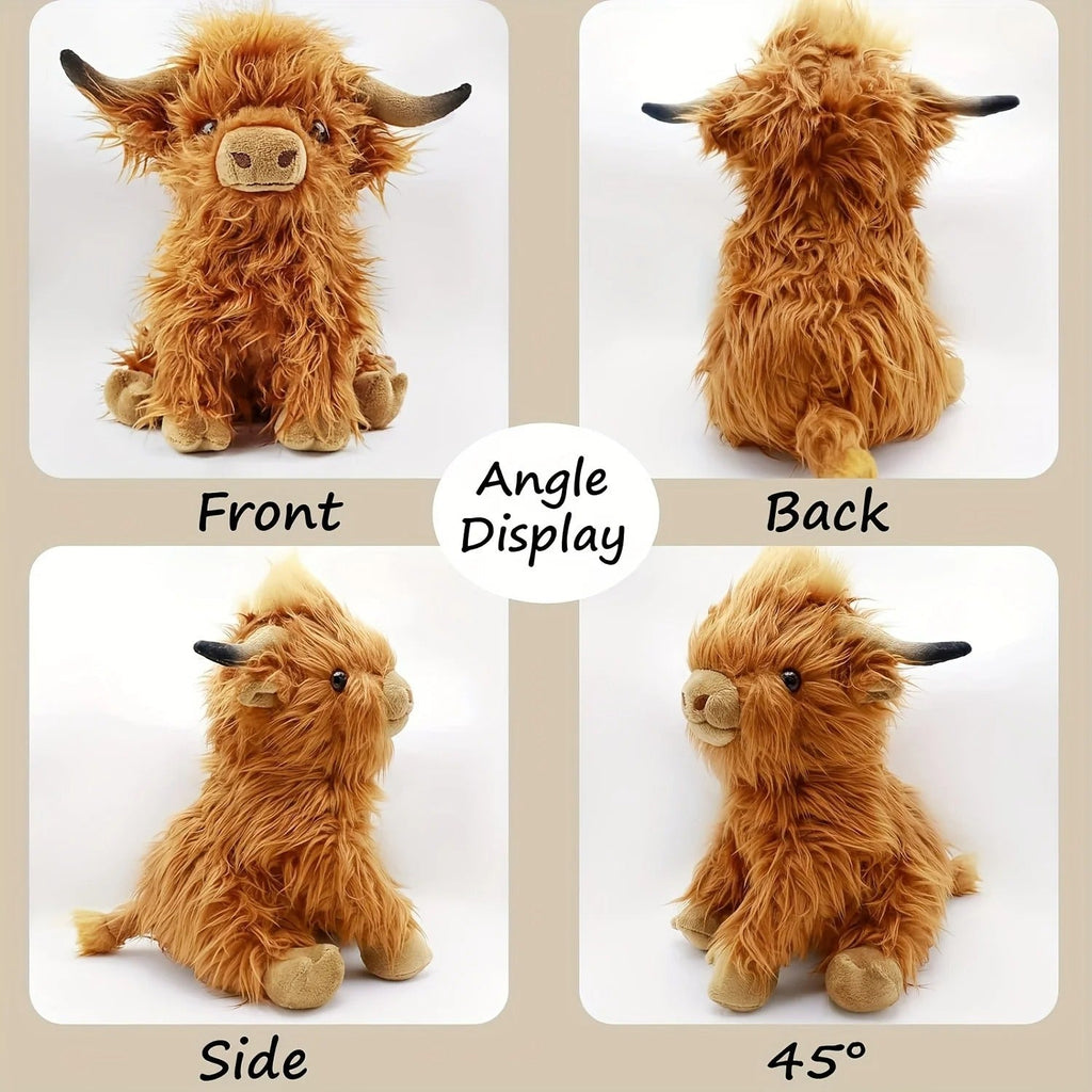 CuddleHollow Blød Highland Ko Bamse Til Alle Aldre