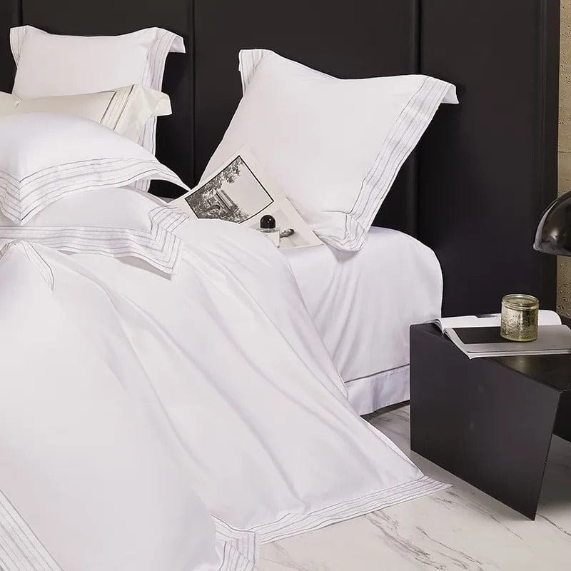 Set Sarung Selimut Putih Luxxe (Kapas Mesir)