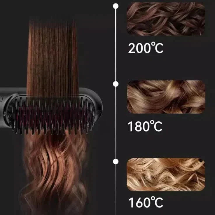 Bezdrátový vyhlazovací kartáč NovaStyler pro hladké vlasy kdekoli