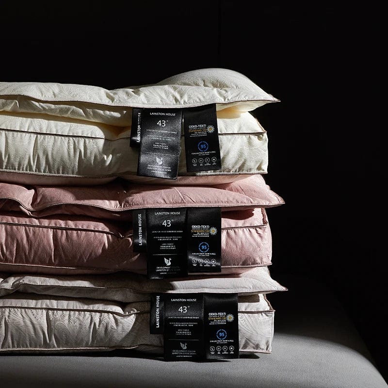 وسادة الذاكرة بحشو ريش الإوز الأبيض من جاكار