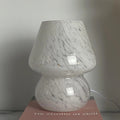 Glazen Paddestoel Lamp - Vintage LED Verlichting voor Slaapkamer en Woondecoratie