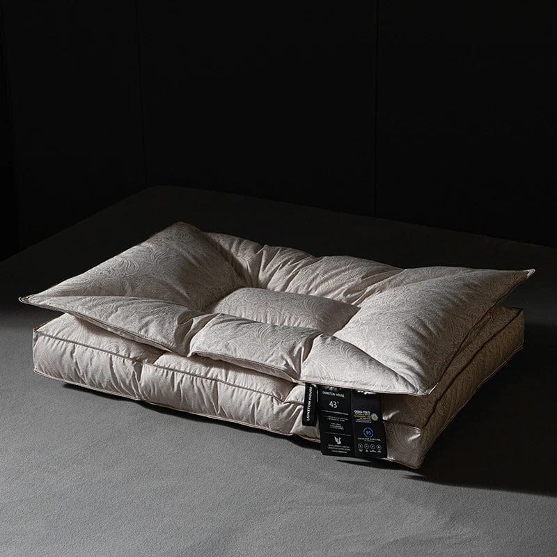 وسادة الذاكرة بحشو ريش الإوز الأبيض من جاكار