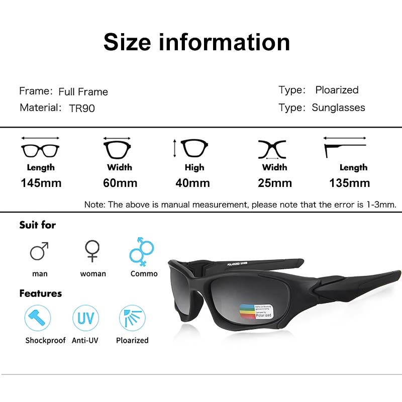 Ochelari de soare polarizați pentru motocicletă Adventure Pro