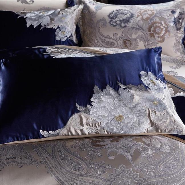 Set Sarung Selimut Majestic Blue (1000 TC)