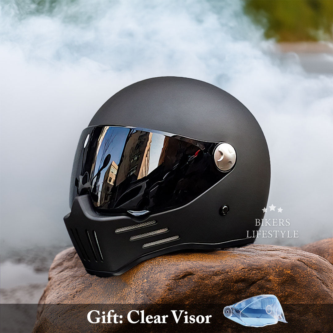 ApexTrail Full Face Cruiser Motorcycle Helmet DOT And ECE Approved