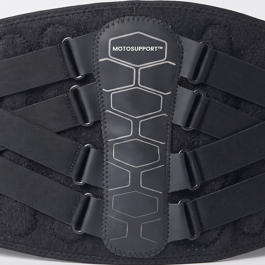 Close-up of the back panel with hexagon pattern