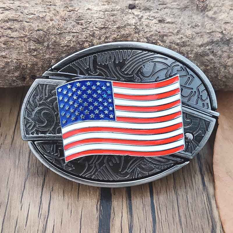 TerraForge Metall Ovale Cowboys Gürtelschnalle Zubehör