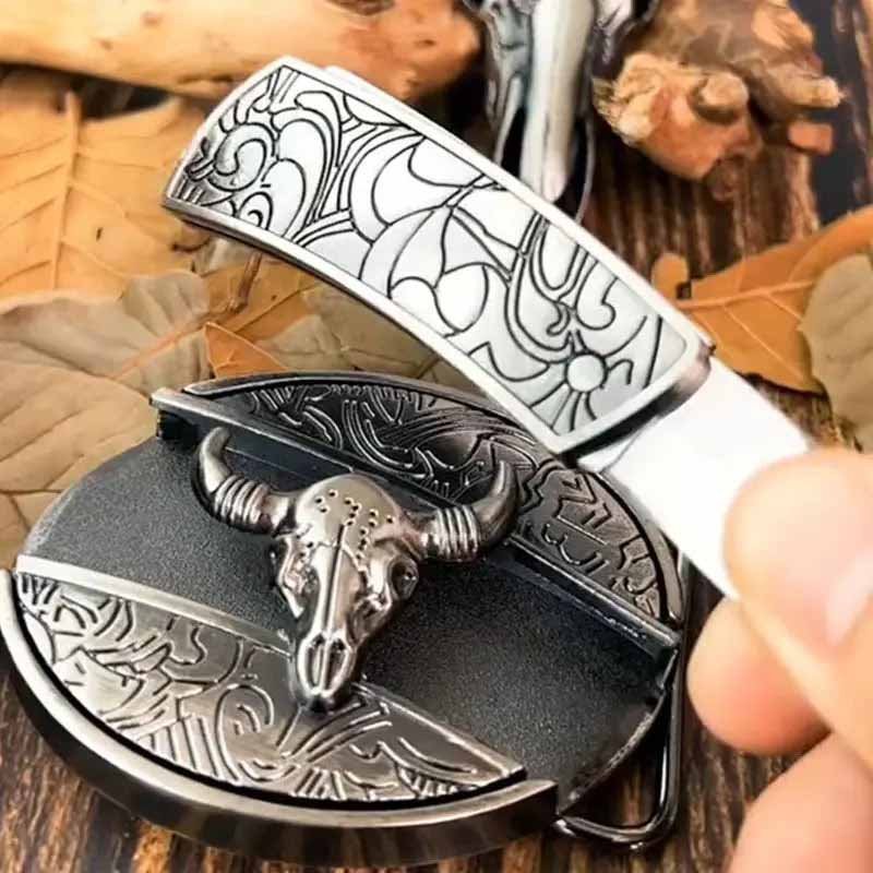 TerraForge Metall Ovale Cowboys Gürtelschnalle Zubehör
