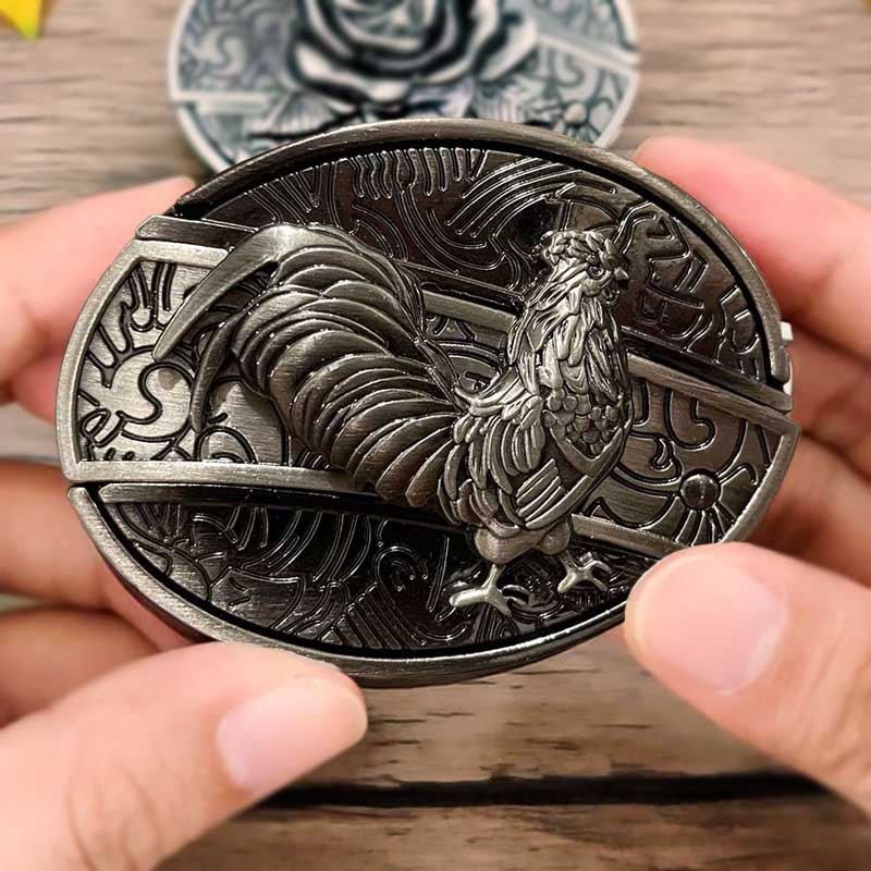 TerraForge Metall Ovale Cowboys Gürtelschnalle Zubehör