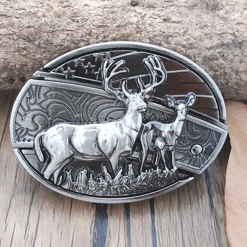 TerraForge Metall Ovale Cowboys Gürtelschnalle Zubehör