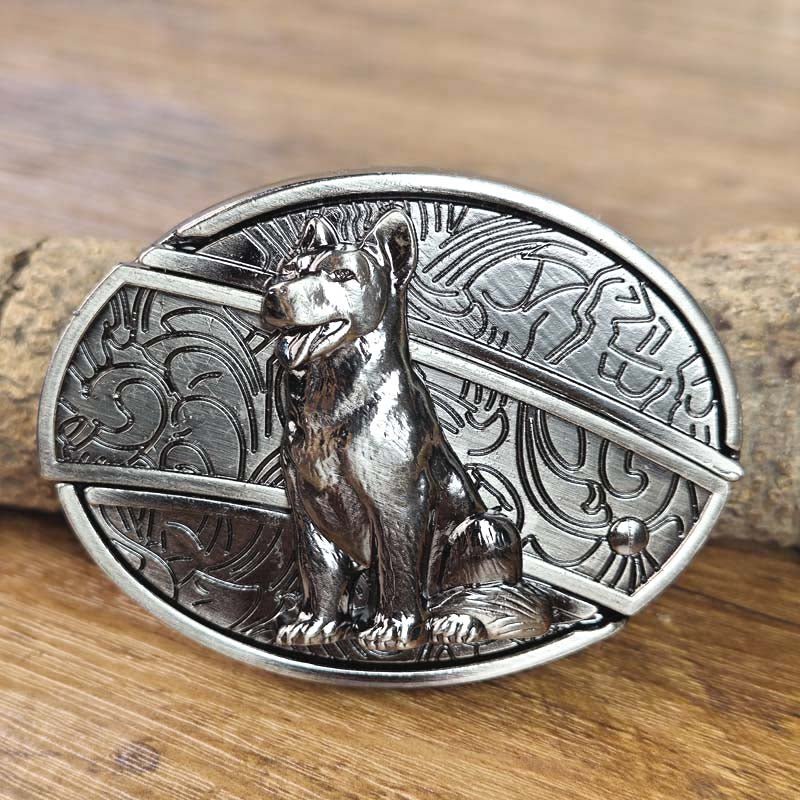 TerraForge Metall Ovale Cowboys Gürtelschnalle Zubehör