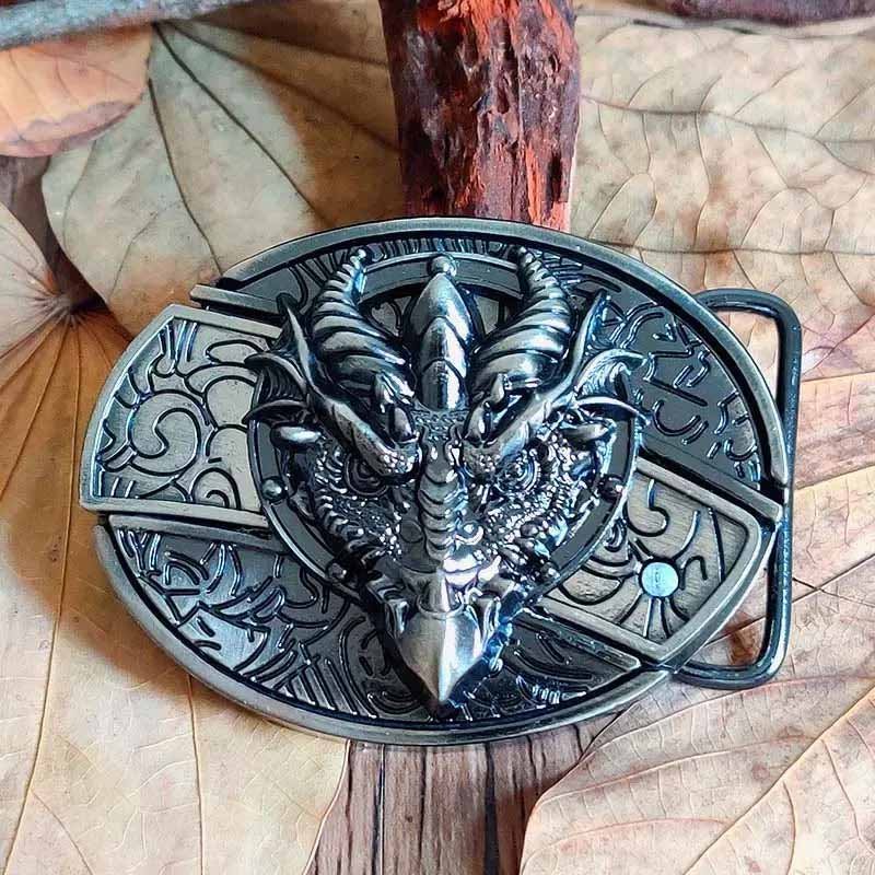 TerraForge Metall Ovale Cowboys Gürtelschnalle Zubehör