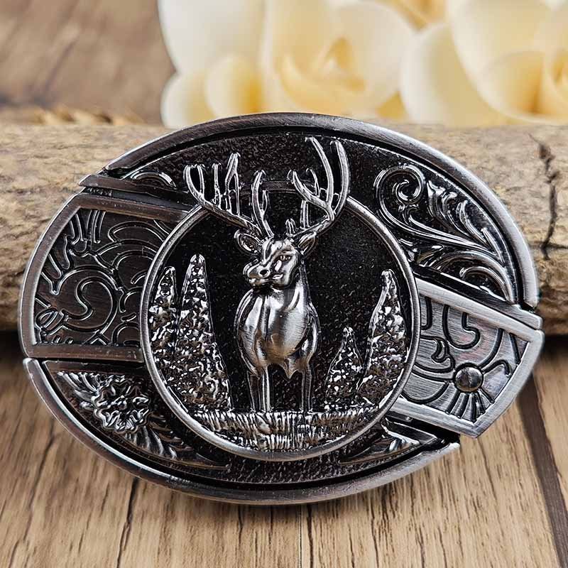 TerraForge Metall Ovale Cowboys Gürtelschnalle Zubehör