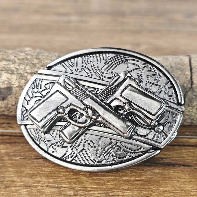 TerraForge Metall Ovale Cowboys Gürtelschnalle Zubehör