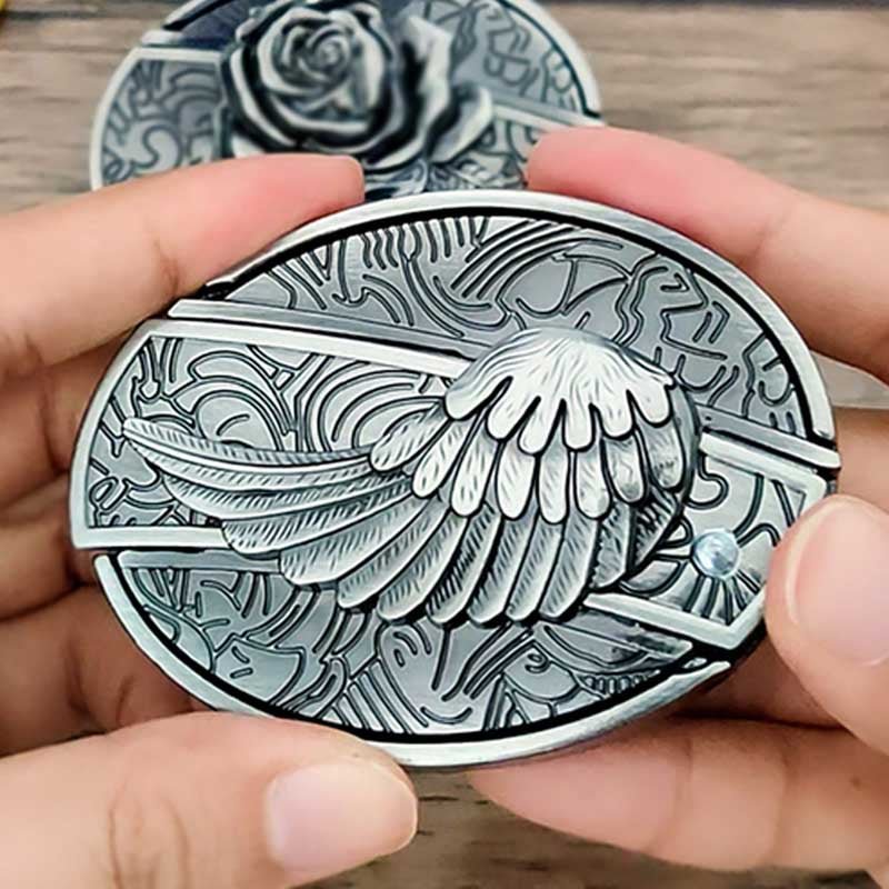 TerraForge Metall Ovale Cowboys Gürtelschnalle Zubehör