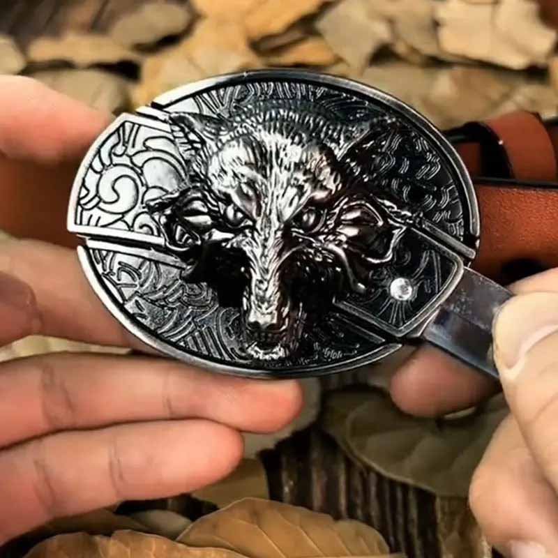 TerraForge Metall Ovale Cowboys Gürtelschnalle Zubehör