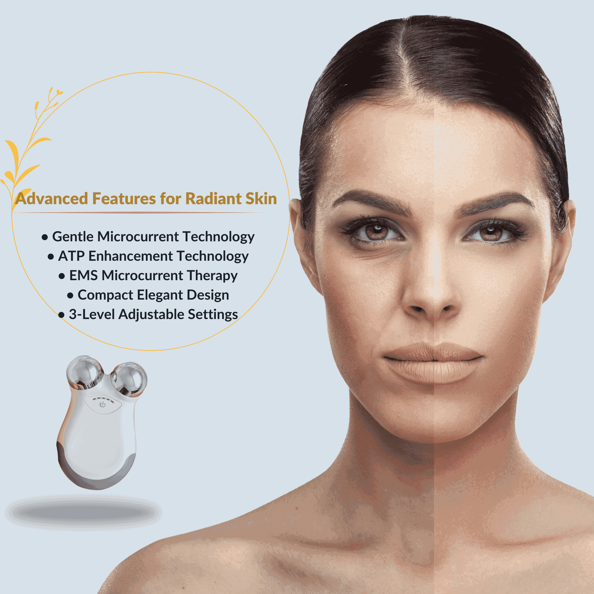 Mikroáramos arcmasszírozó
