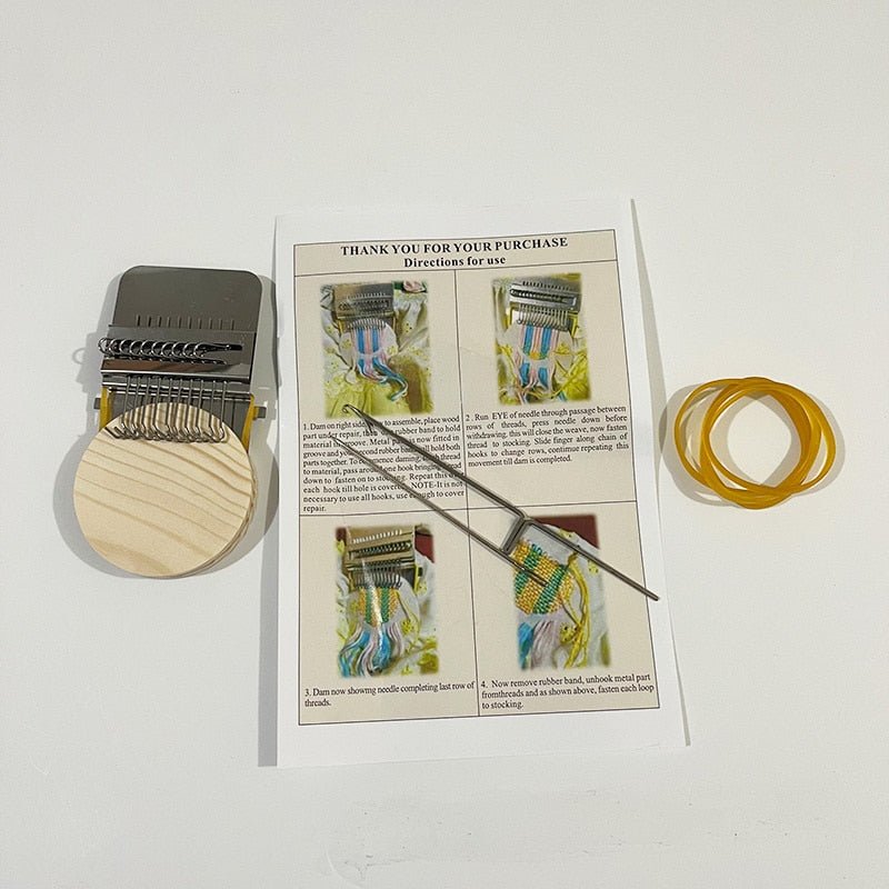 AuroraWeave Mini Foltozó Szövőgép a LoomCraft Studiotól