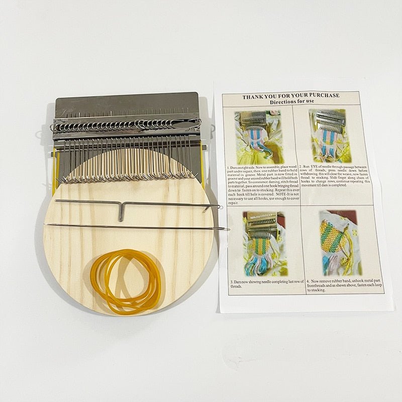 AuroraWeave Mini Foltozó Szövőgép a LoomCraft Studiotól