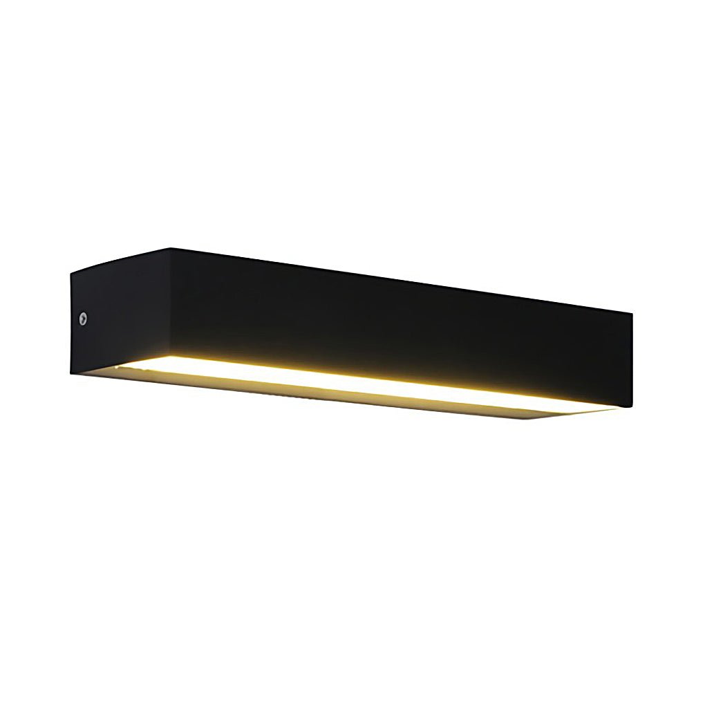 Edin Rectangle LED Outdoor Wall Light — Slim Frame, Modern Profile