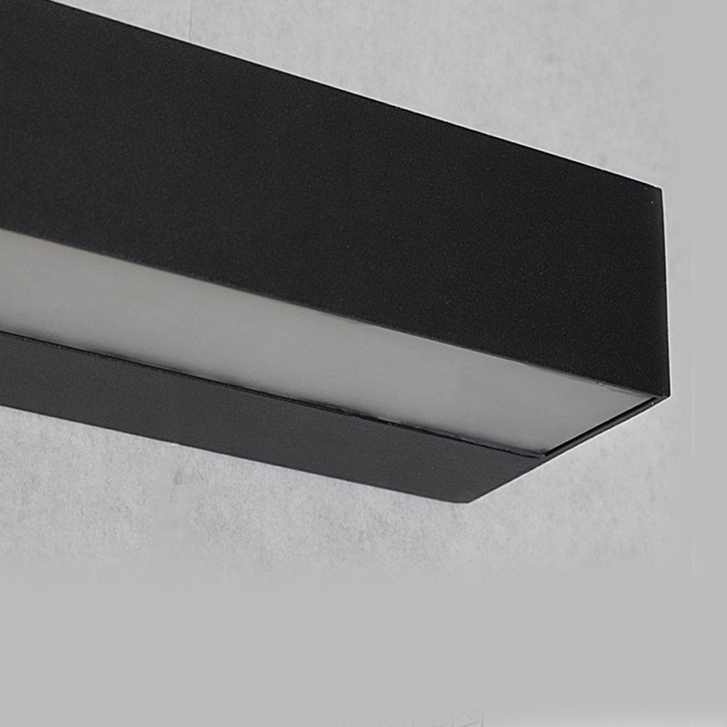 Edin Rectangle LED Outdoor Wall Light — Slim Frame, Modern Profile