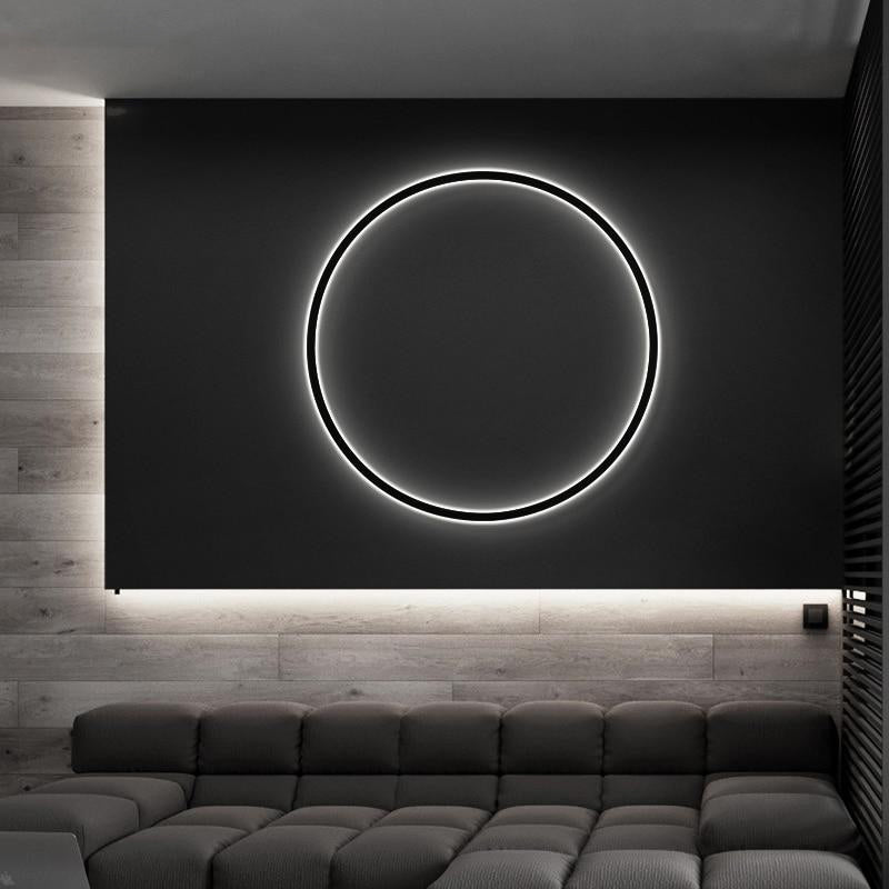 Lámpara de Pared Redonda Moderna y Minimalista para Iluminación Interior Elegante