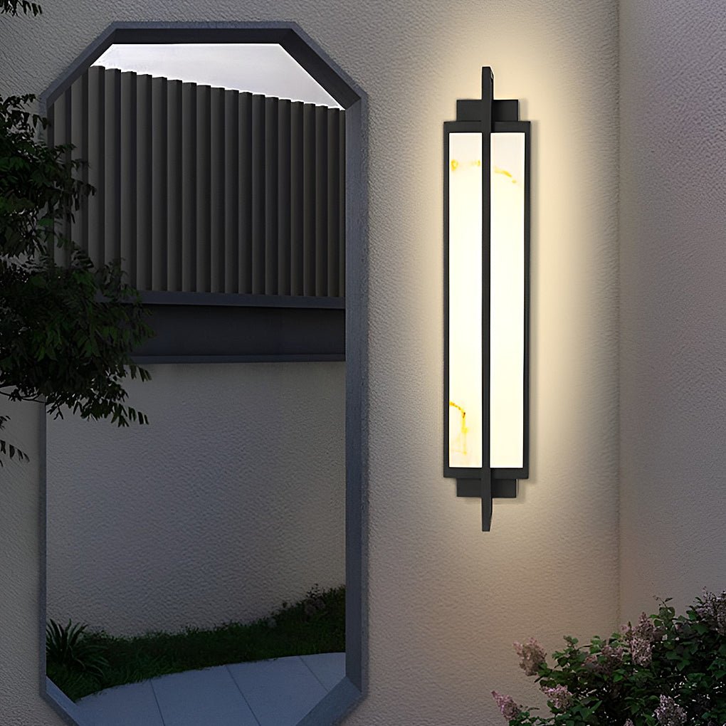 Gifed moderne LED-Wandleuchte aus Marmor — Außenwandleuchte