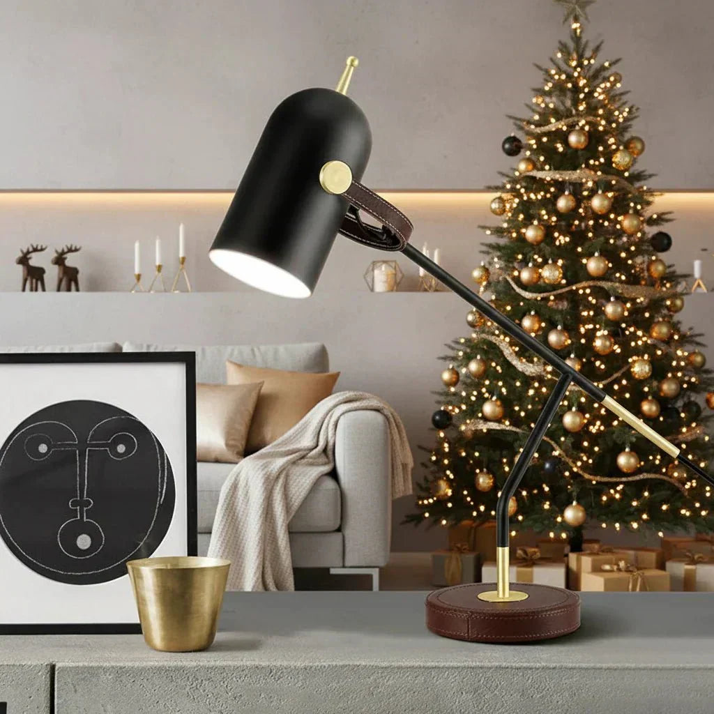Aurora Modern Metal Desk Light With E27 LED For Reading And Ambience