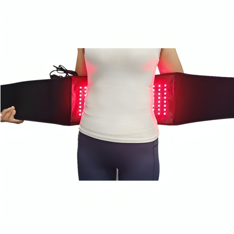 Roter Infrarot-Lichttherapie-Gürtel zur Linderung von Bauch- und Rückenschmerzen