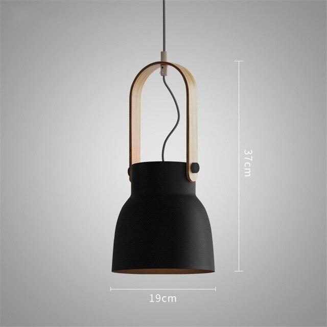 Lampu Gantung Besi LED Gaya Nordic Loft