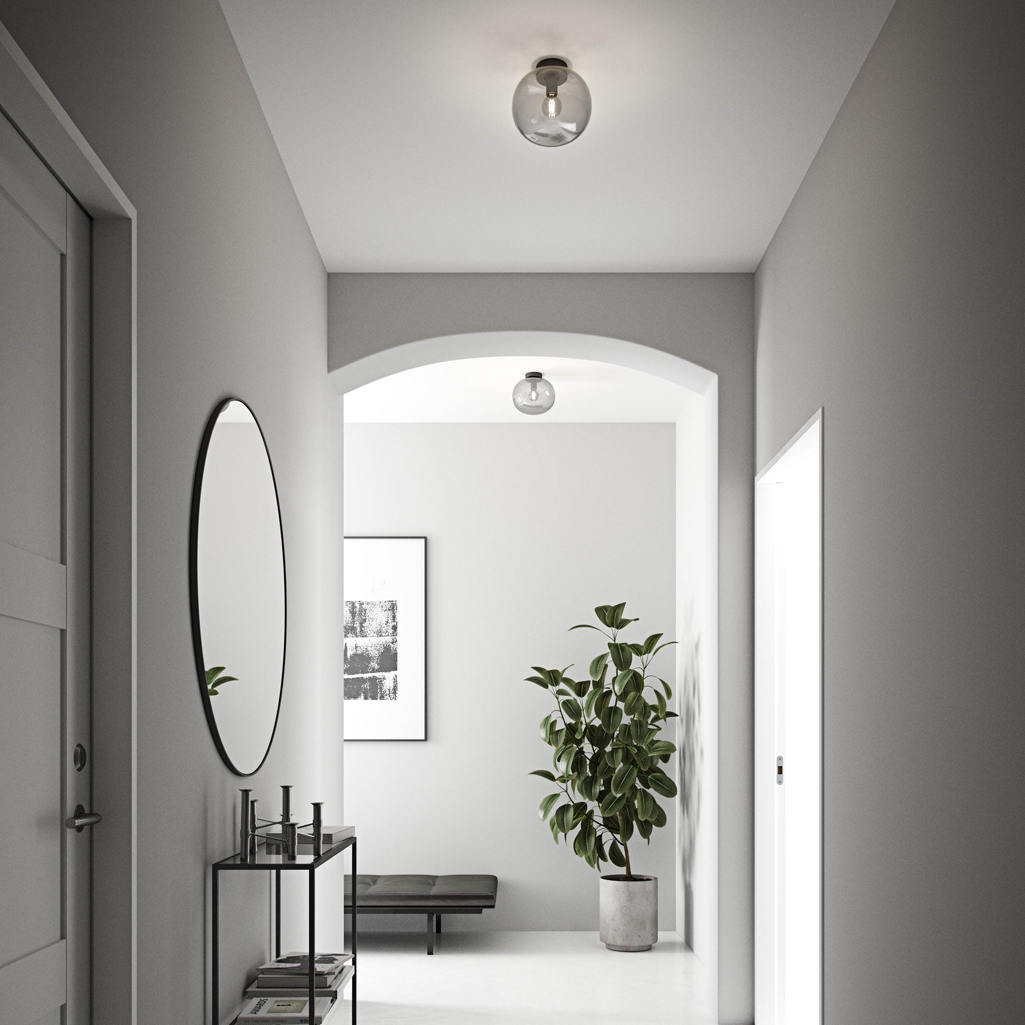 נובוגלוב מנורת תקרה לעיצוב בית מודרני ואווירה