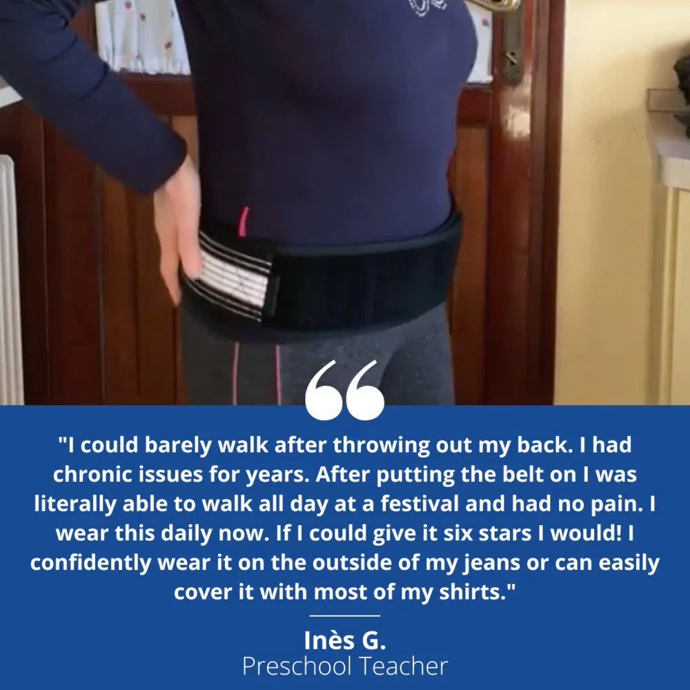 חגורת הקלה על כאבי סיאטיקה - סלק את כאבי הסיאטיקה וכאבי הגב התחתון שלך